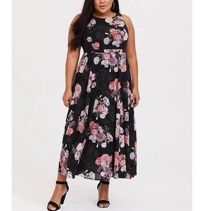 Torrid floral maxi dress